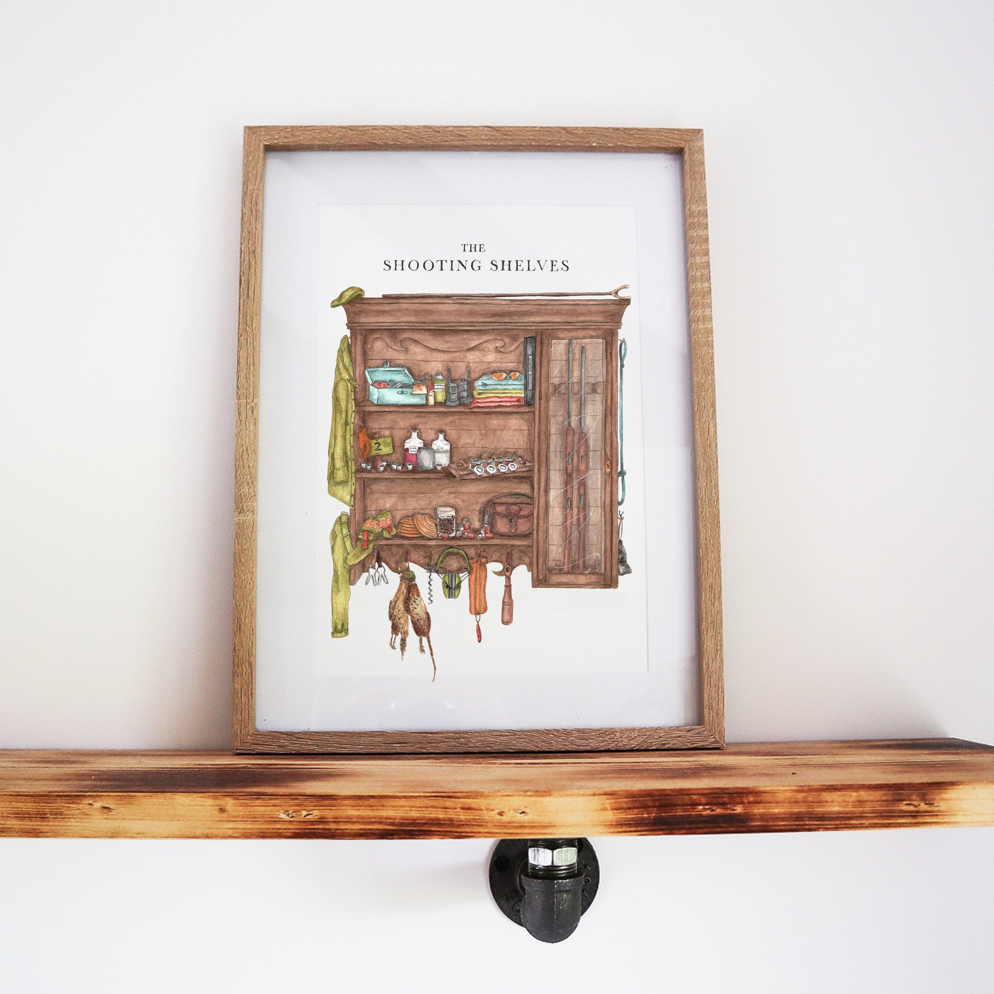 The Shooting Shelves Print
