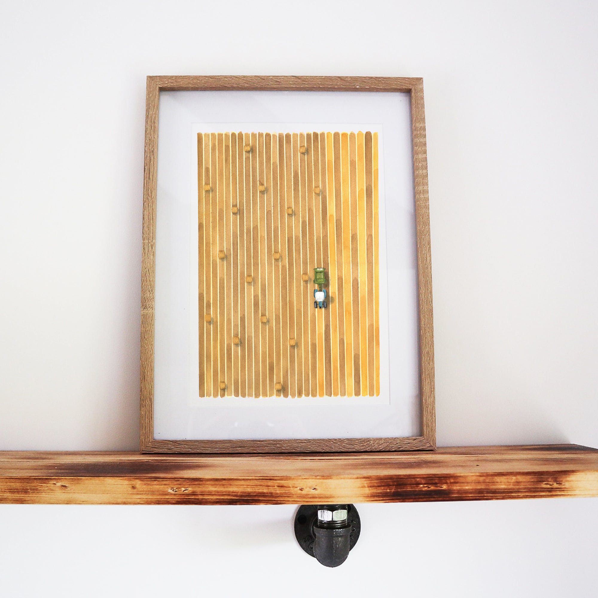 Straw Baling the Land