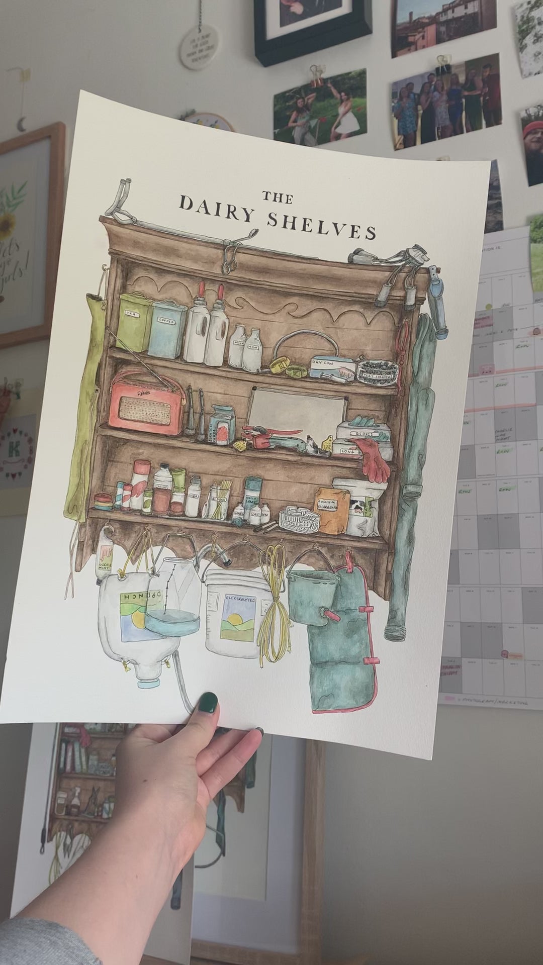 The Dairy Shelves Print