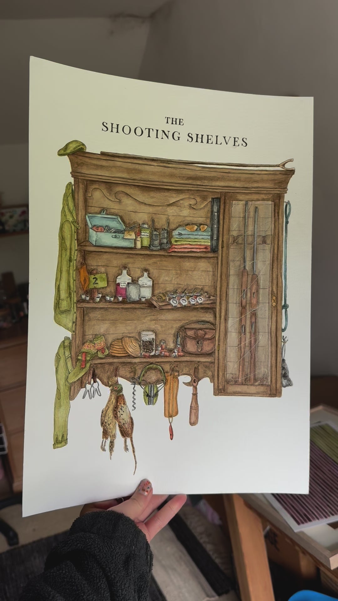The Shooting Shelves Print