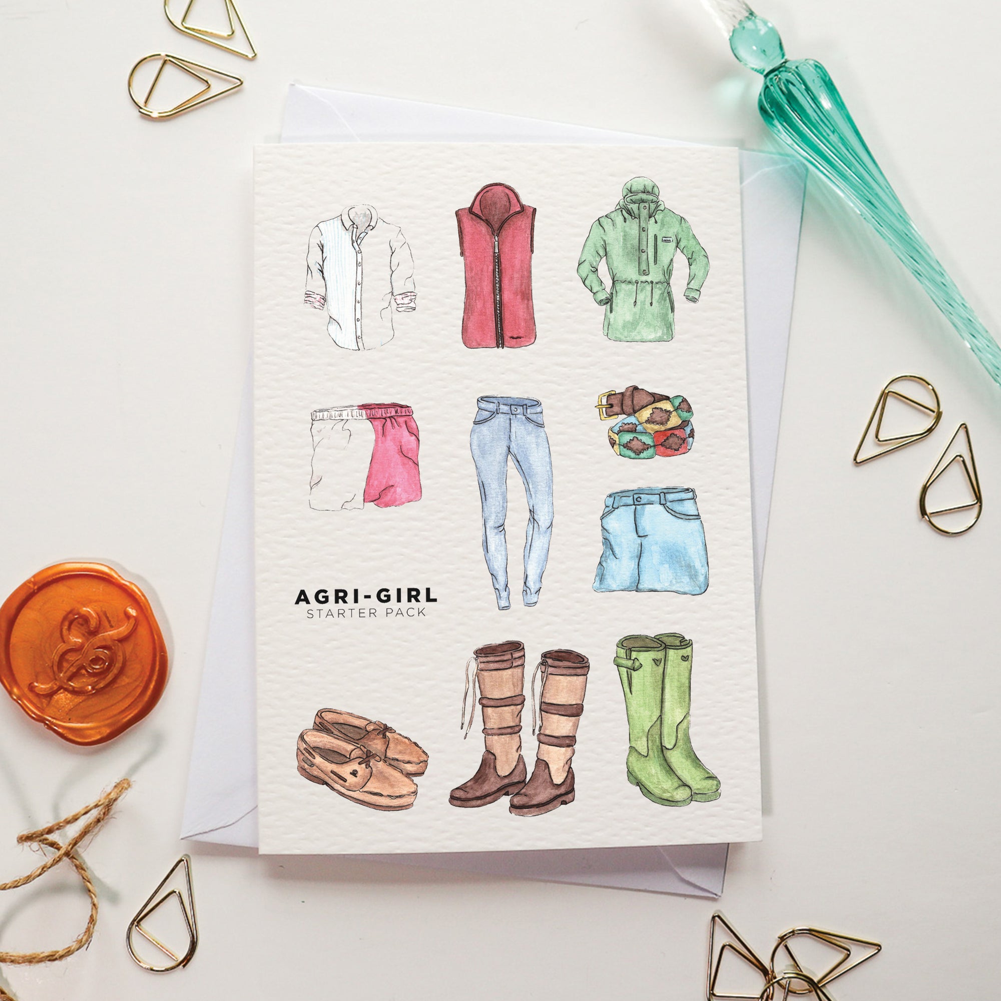 Agri-Girl Starter Pack Card