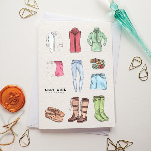 Agri-Girl Starter Pack Card