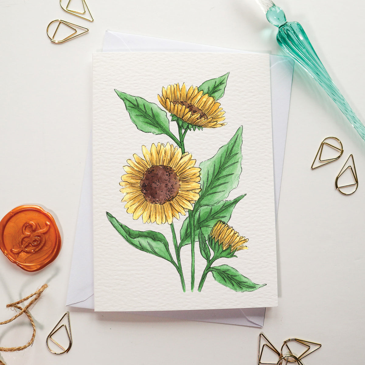 Sunflower Card