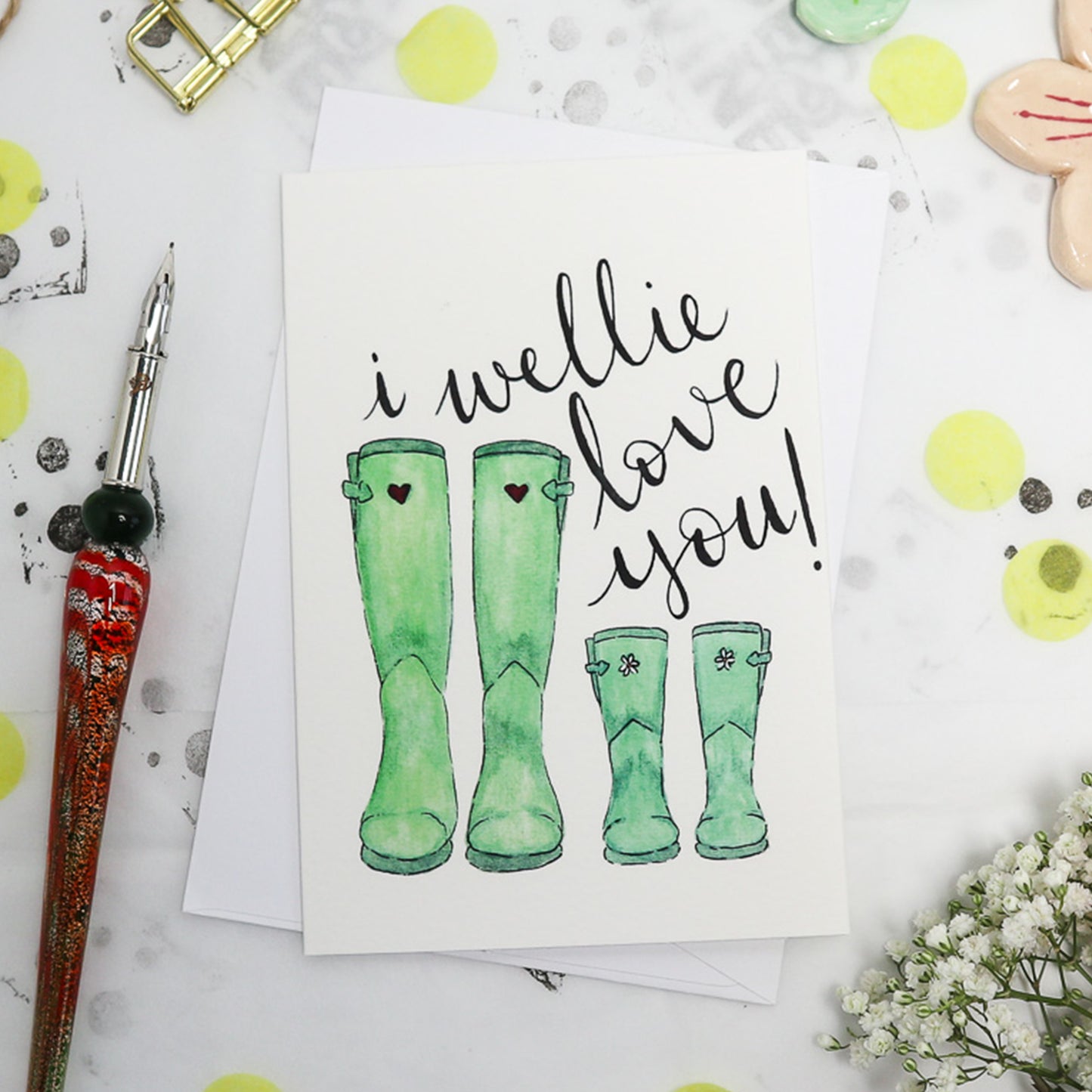 I Wellie Love You Mothers/Fathers Day Card