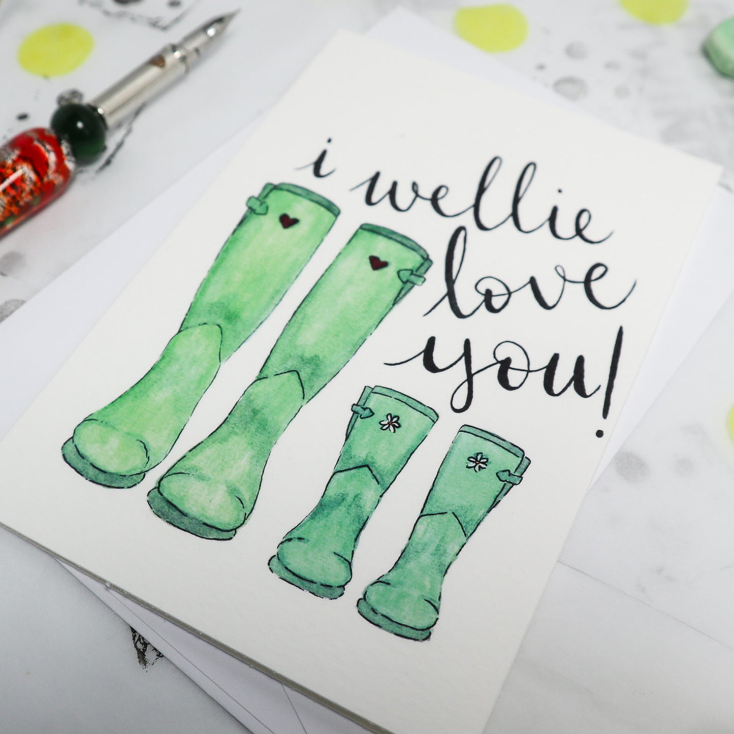 I Wellie Love You Mothers/Fathers Day Card