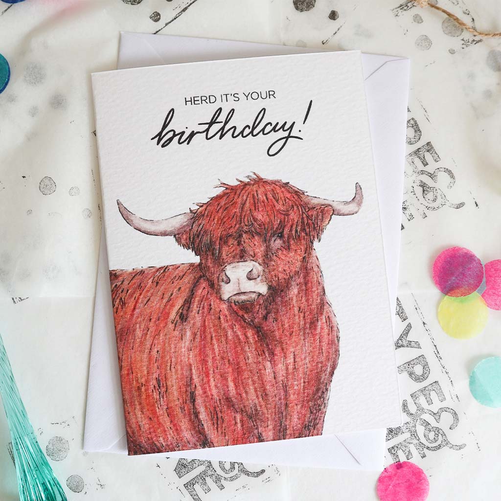 Herd it was your Birthday Card