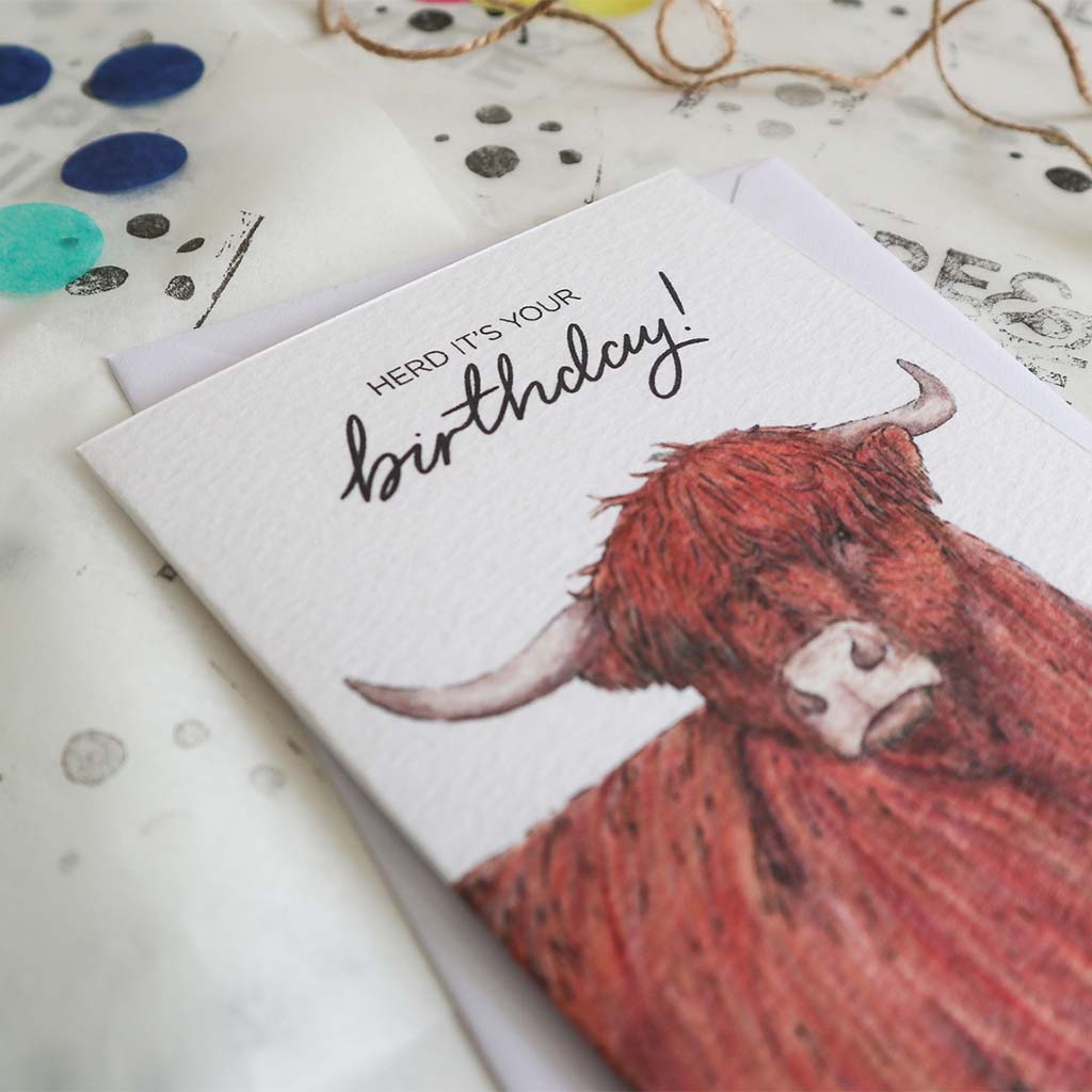 Herd it was your Birthday Card