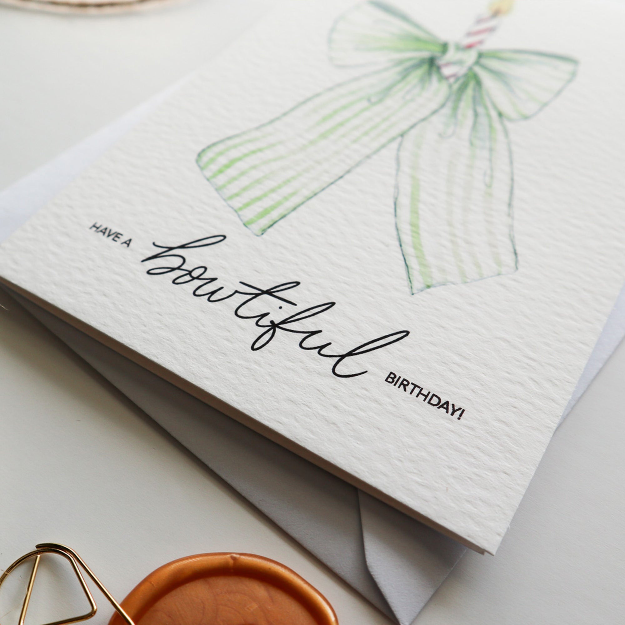 Have a Bowtiful Birthday Card