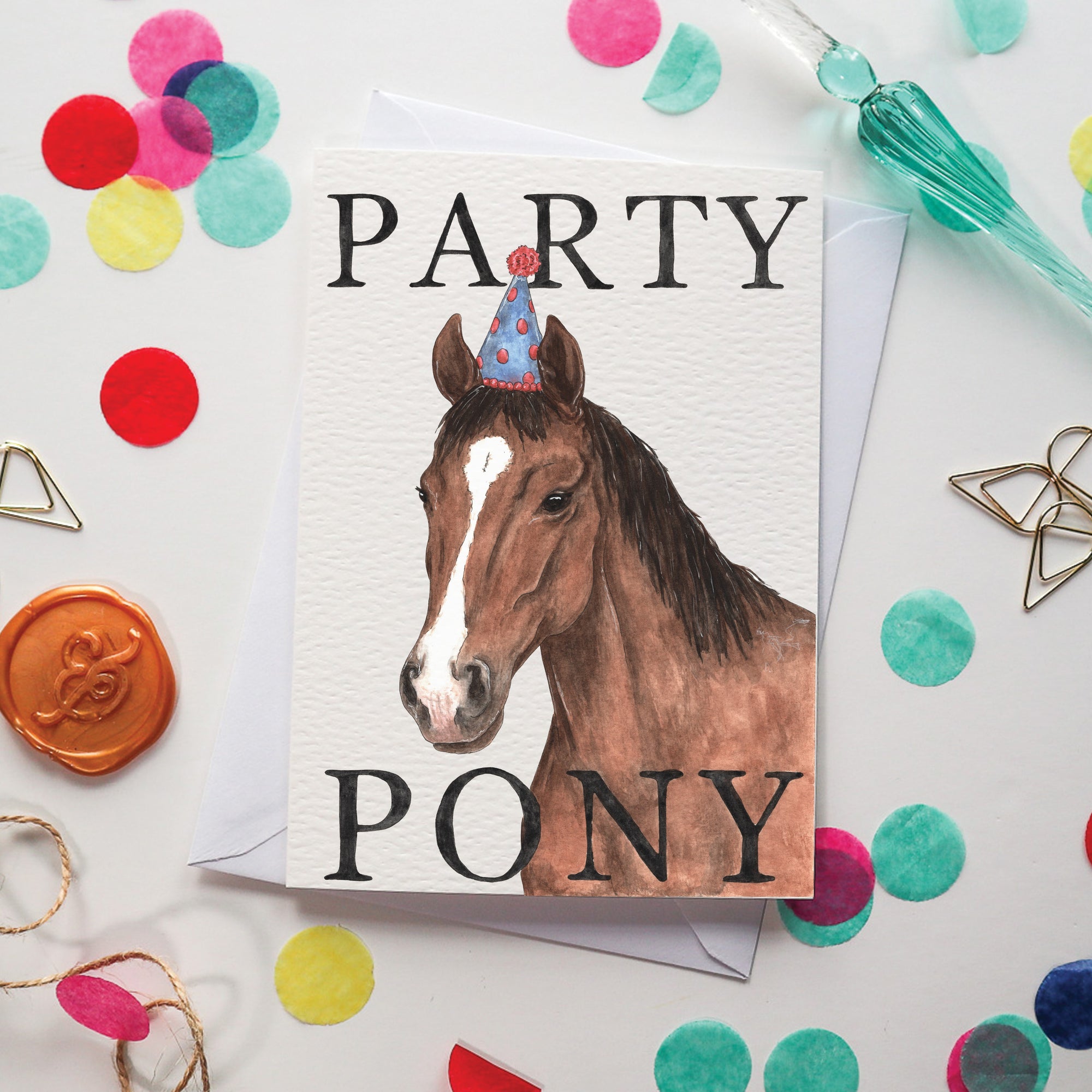 Party Pony Card