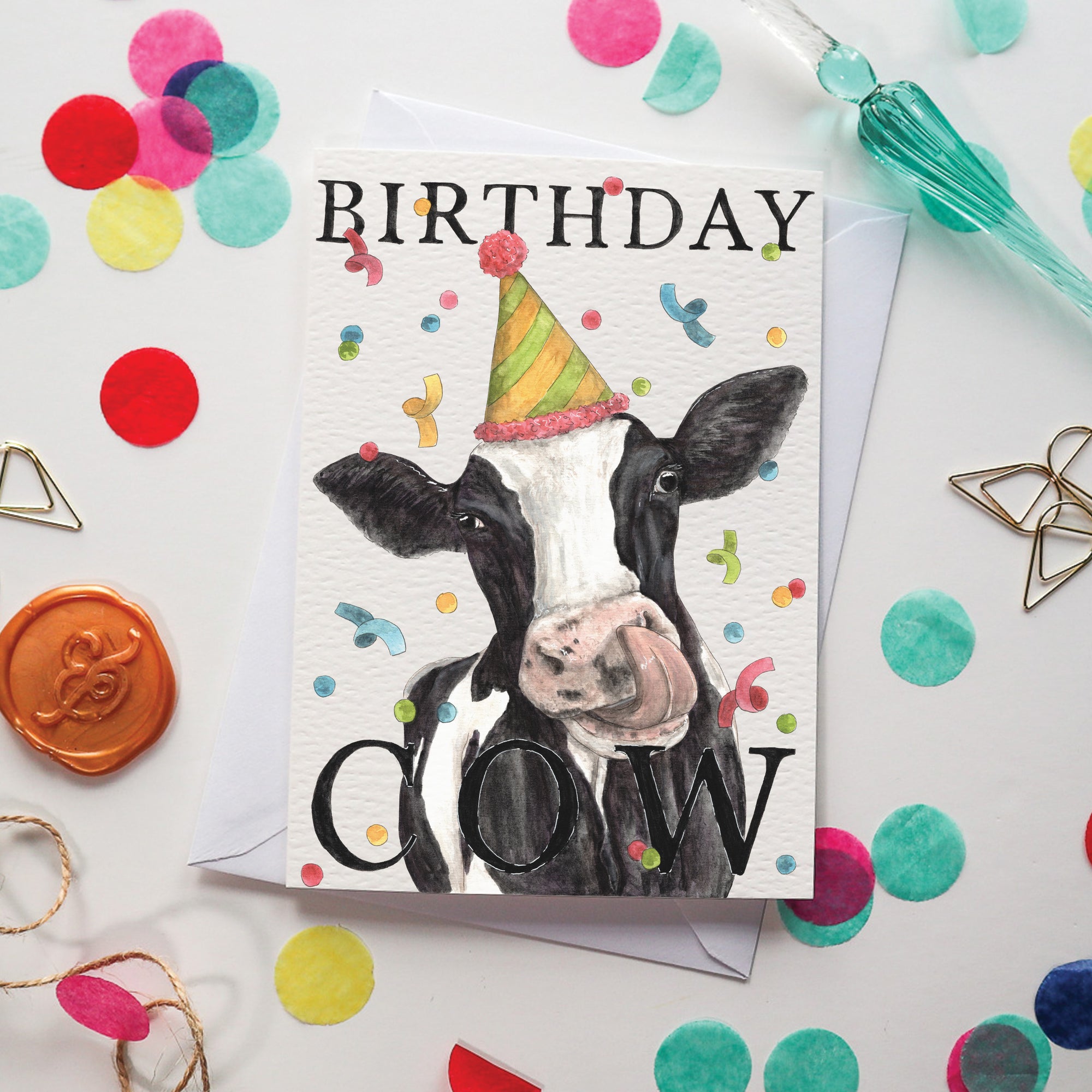 Birthday Cow Card