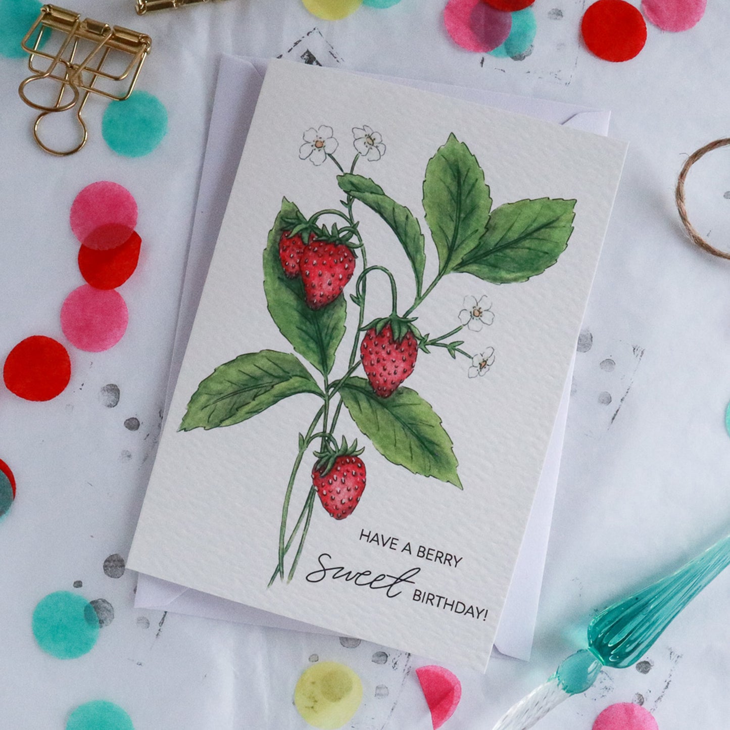 Berry Sweet Birthday Card