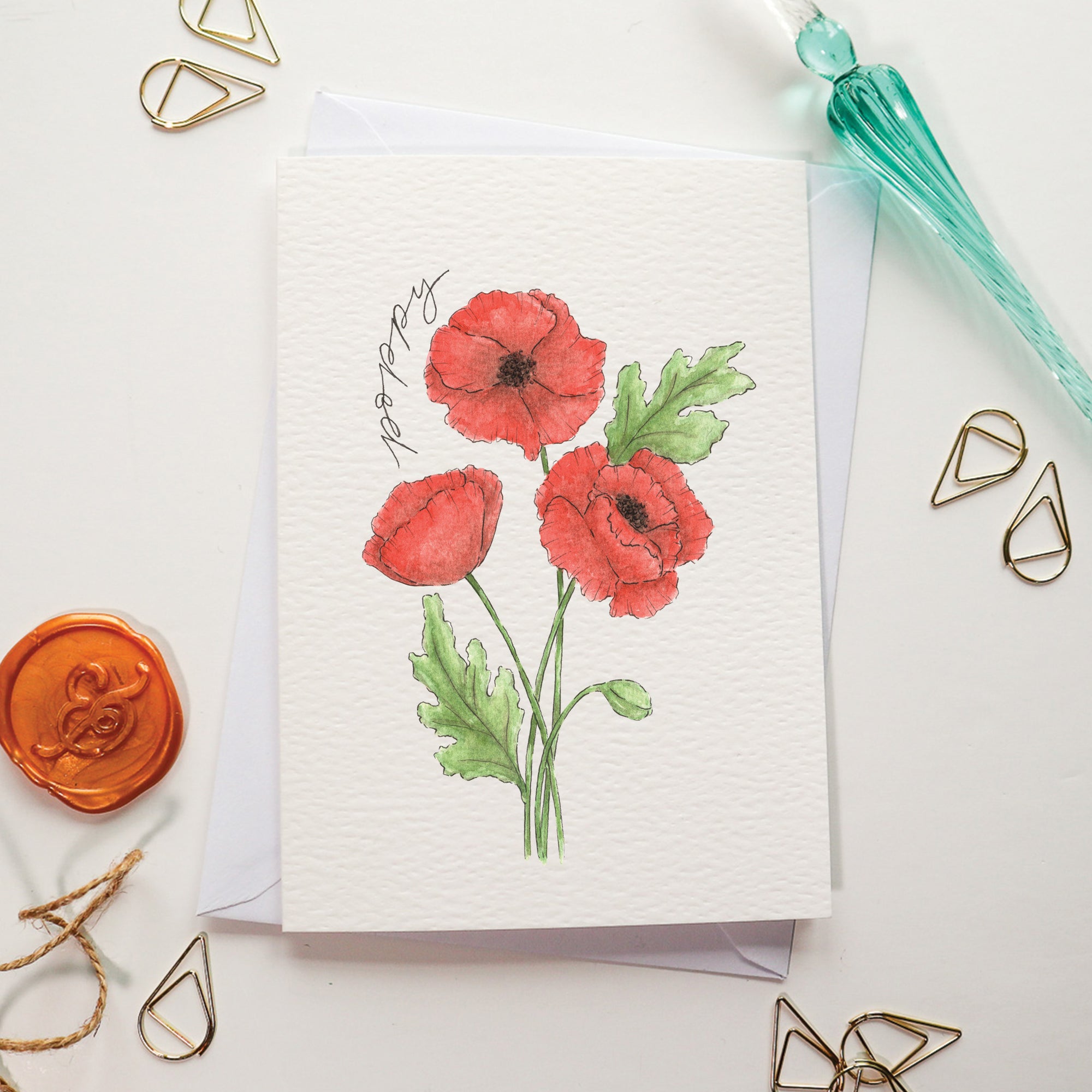 Poppy Card