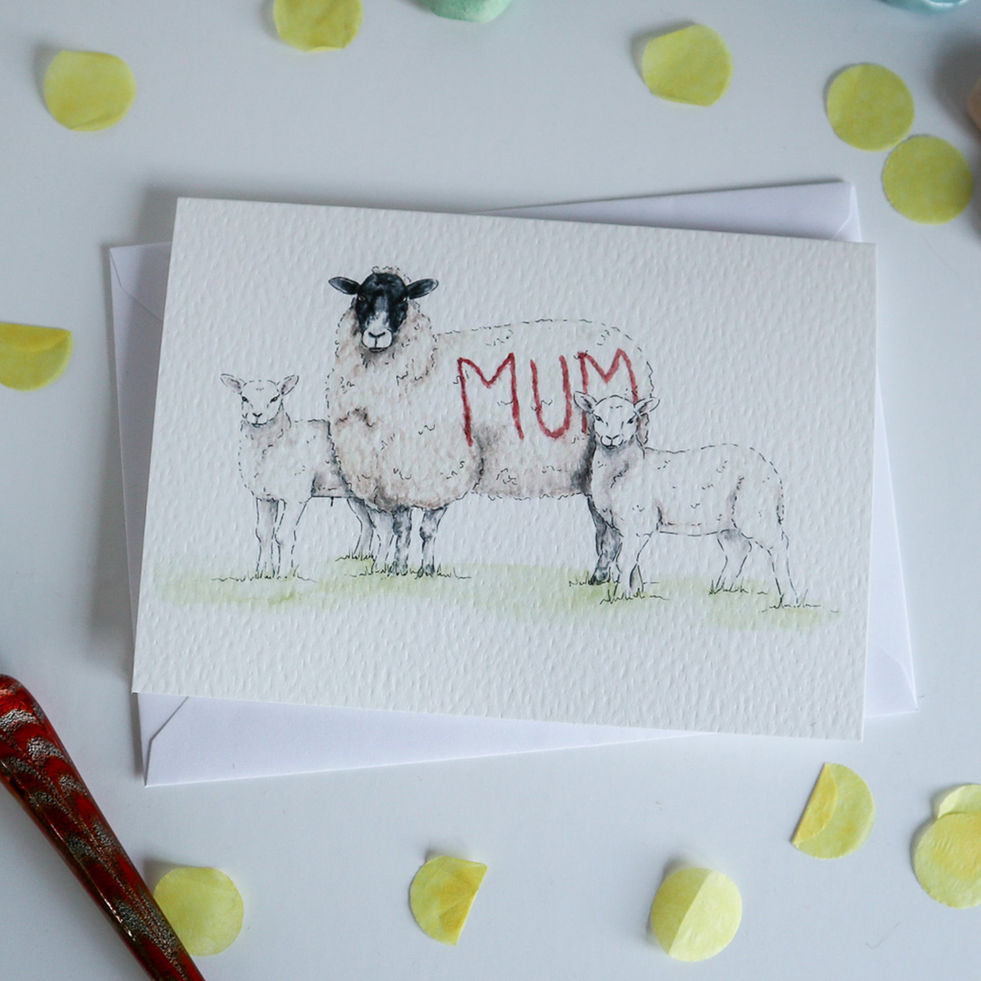 Mum Ewe Card