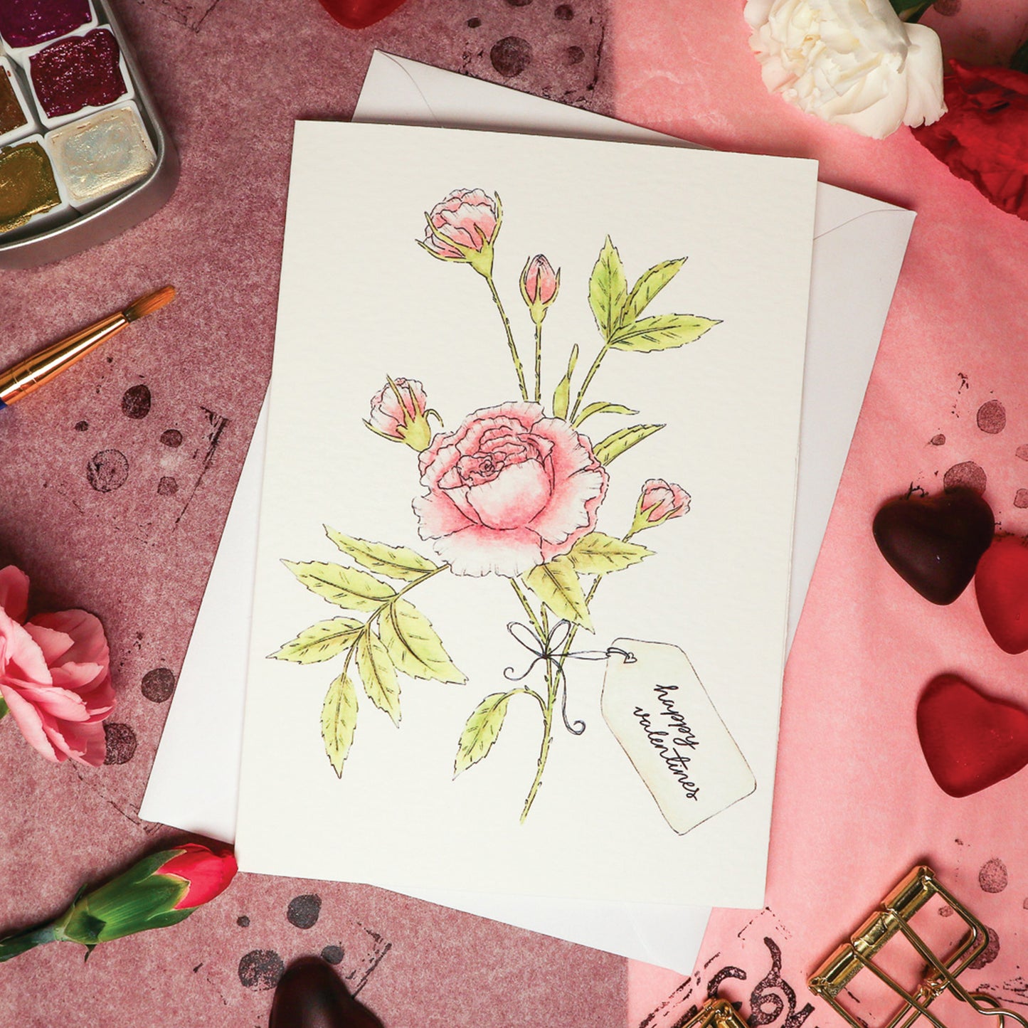 Gifted Rose Card