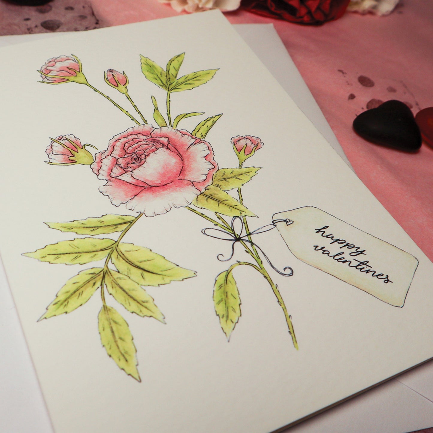 Gifted Rose Card