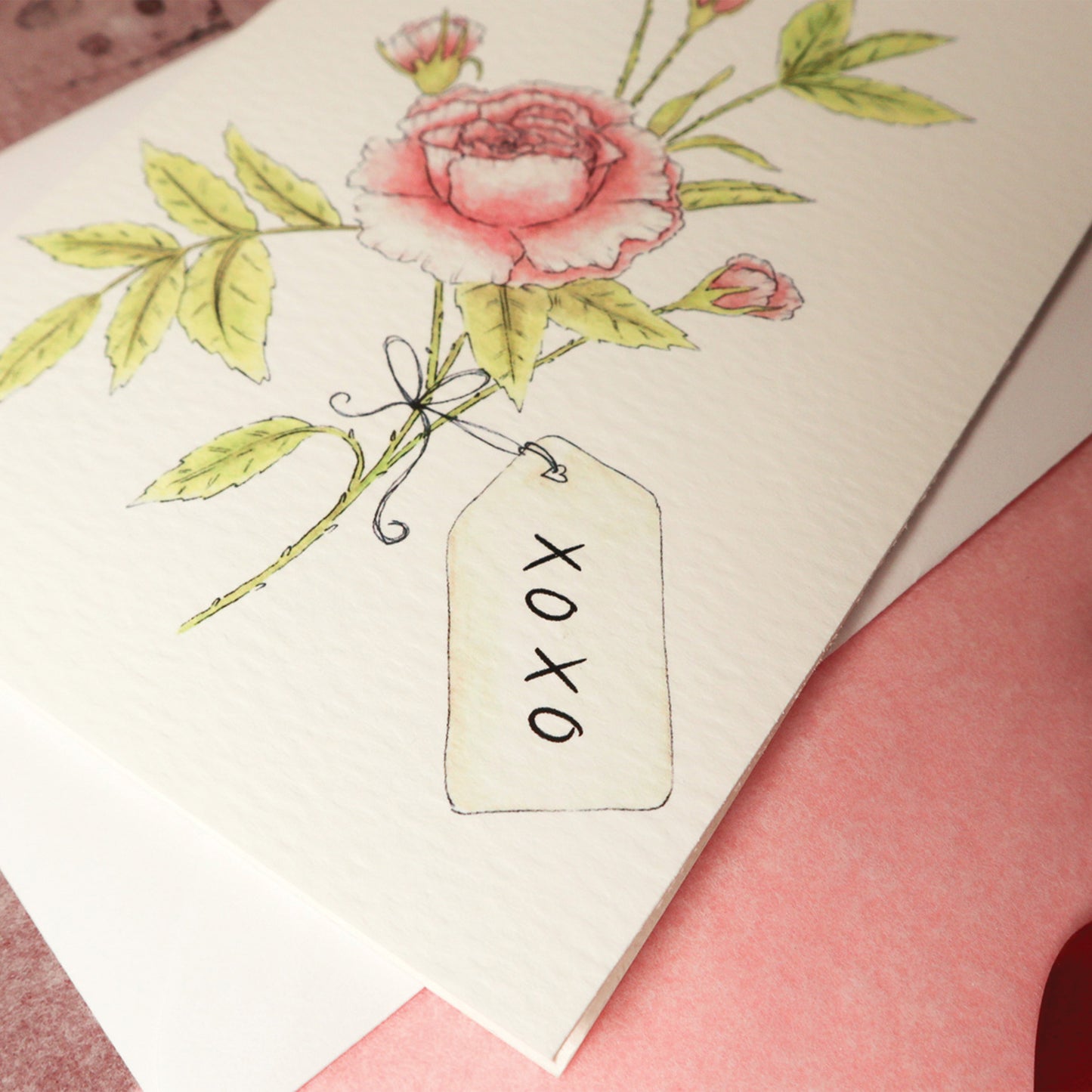 Gifted Rose Card