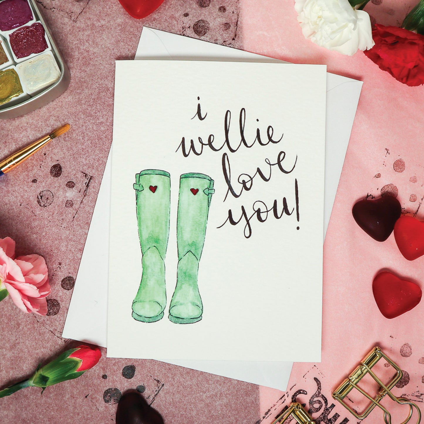 I Wellie Love You Card