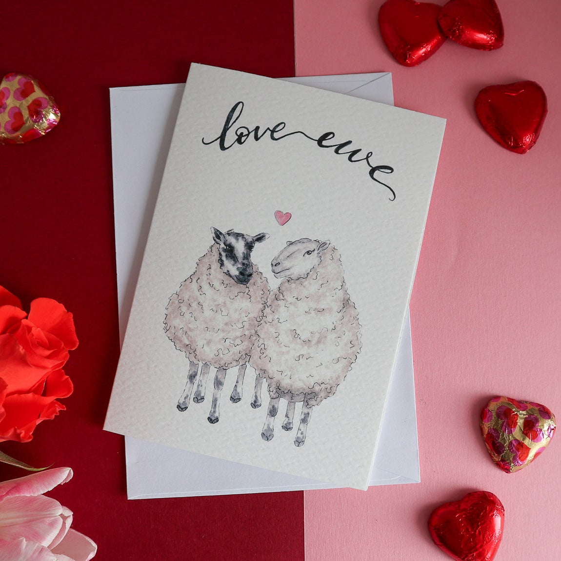 Love Ewe Sheep Card