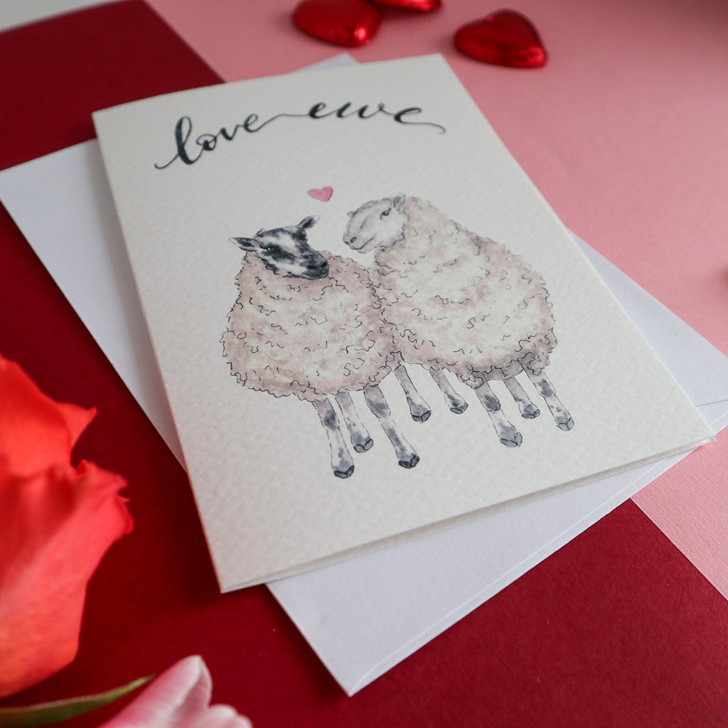 Love Ewe Sheep Card