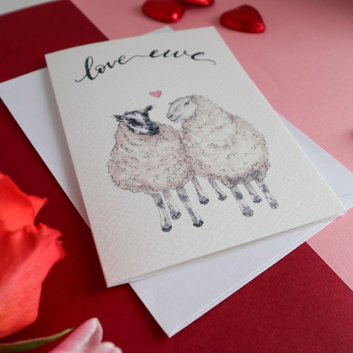 Love Ewe Sheep Card