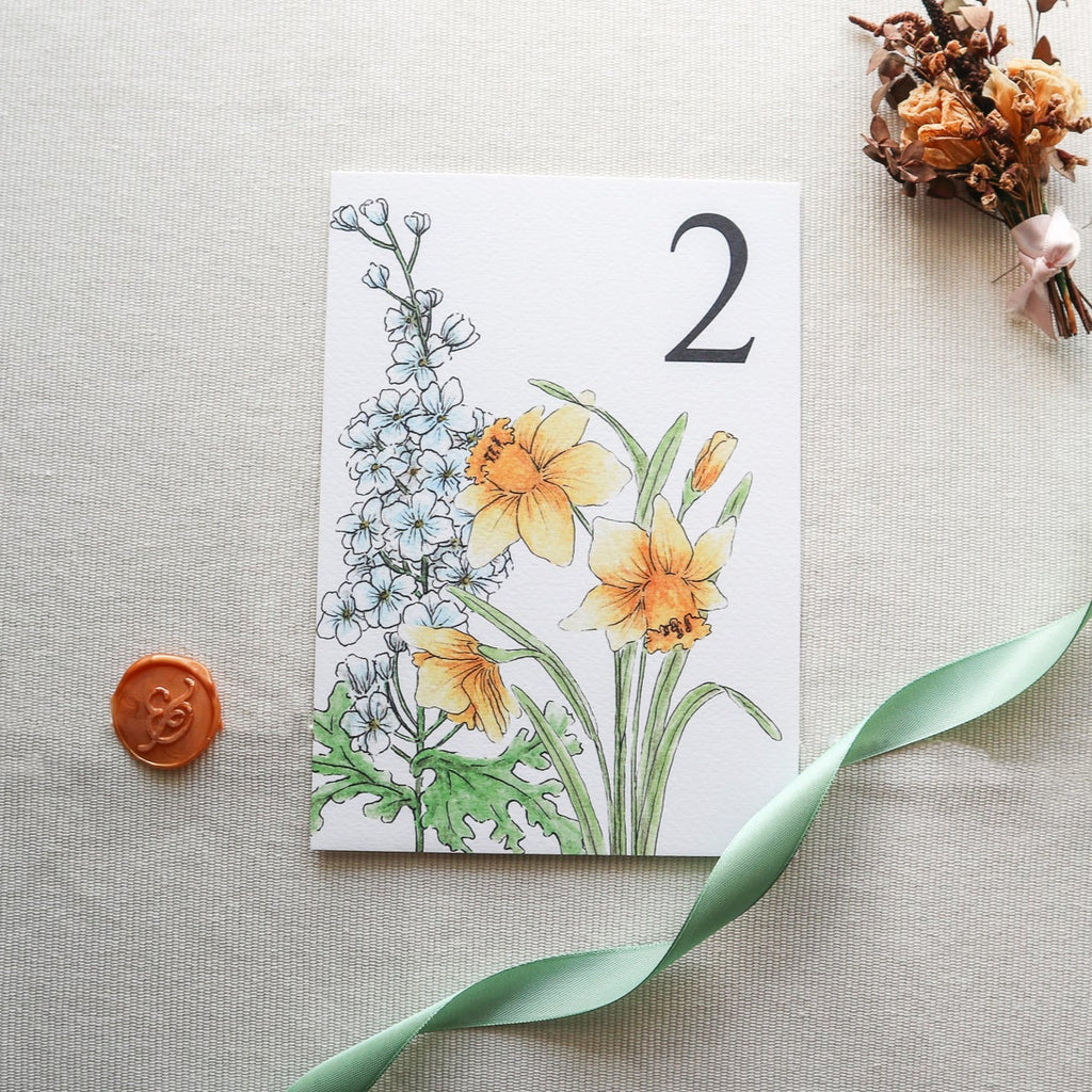 Birth Flower Wedding Invitation SAMPLE PACK
