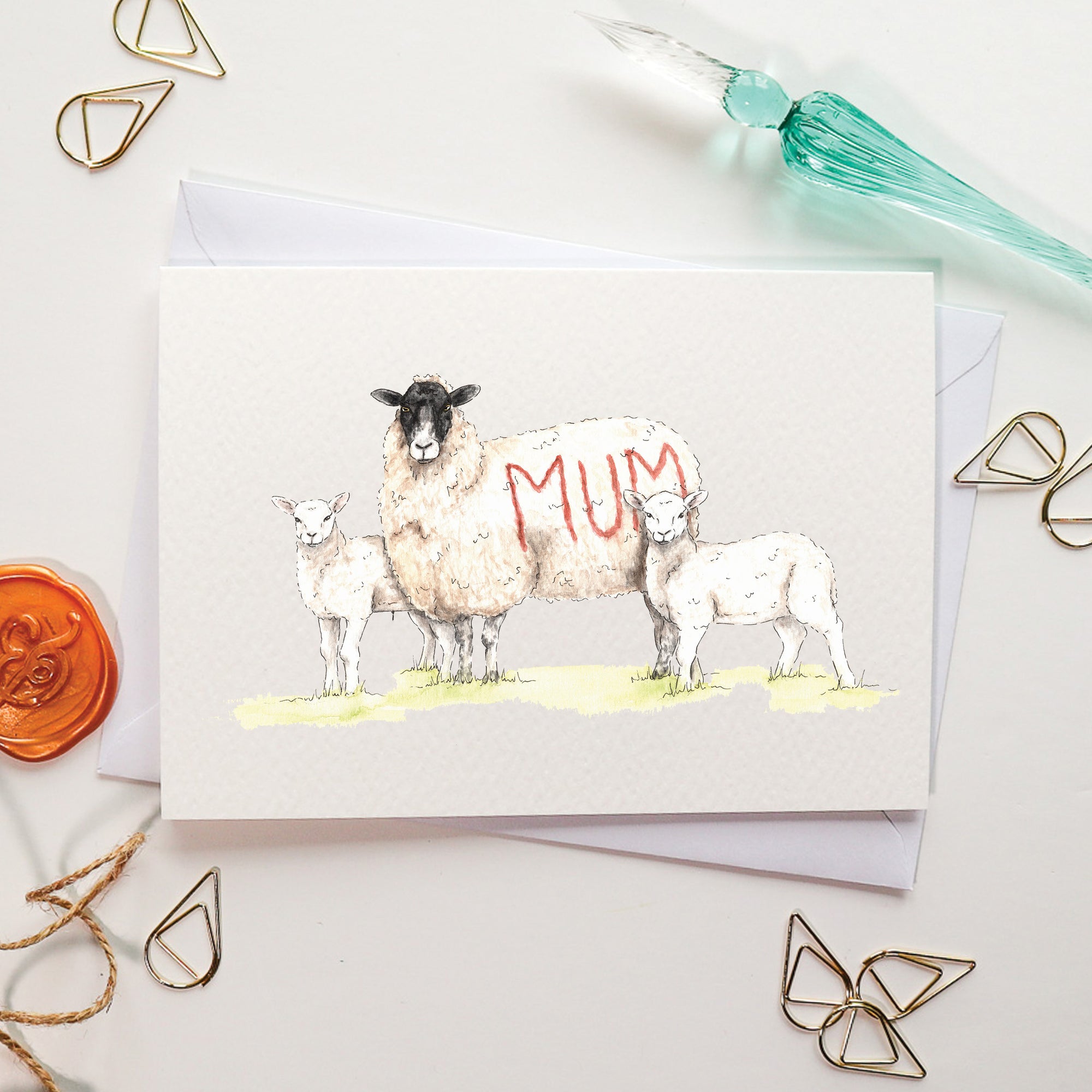 Mum Ewe Card