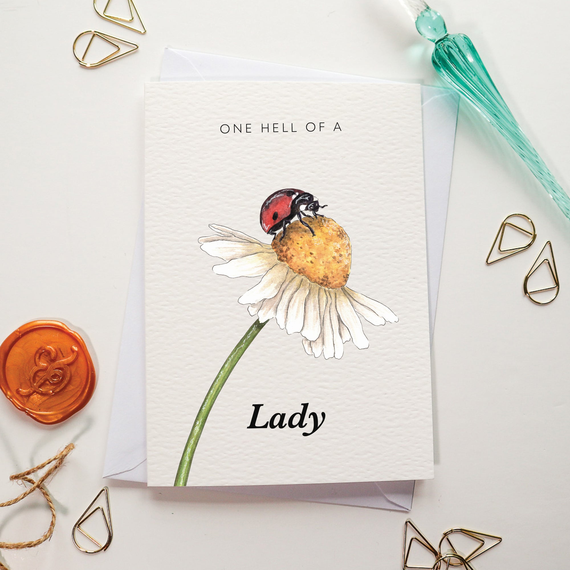 One Hell of a Lady(bird) Card