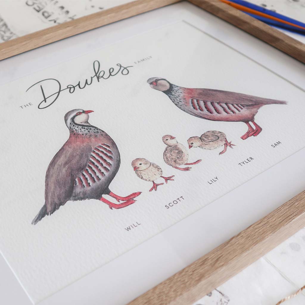 Partridge Family Personalised Print