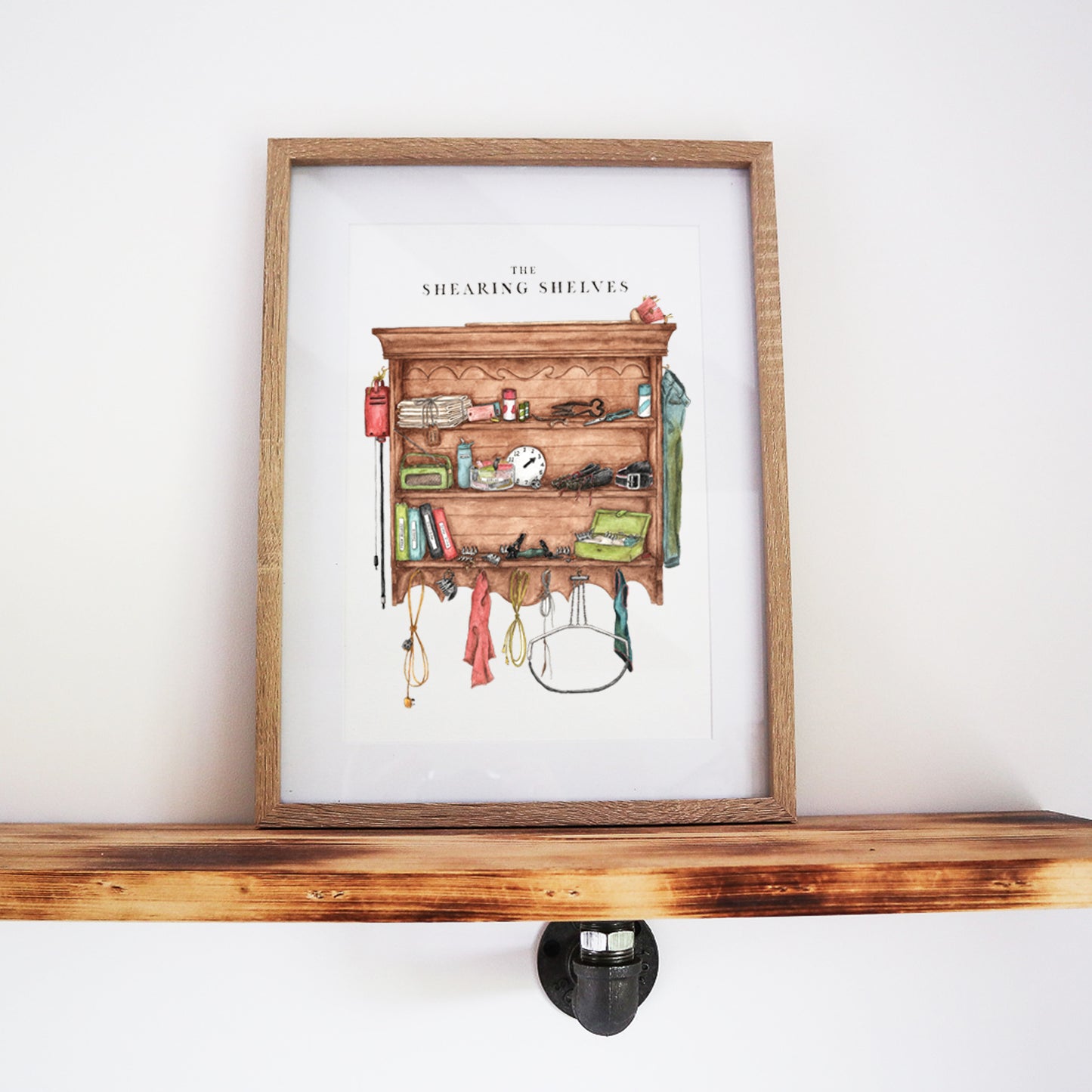 The Shearing Shelves Print