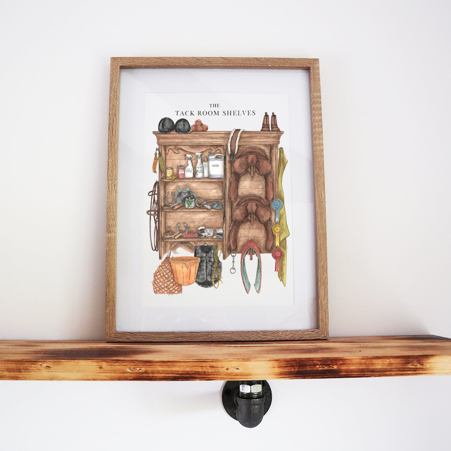 The Tack Room Shelves Print