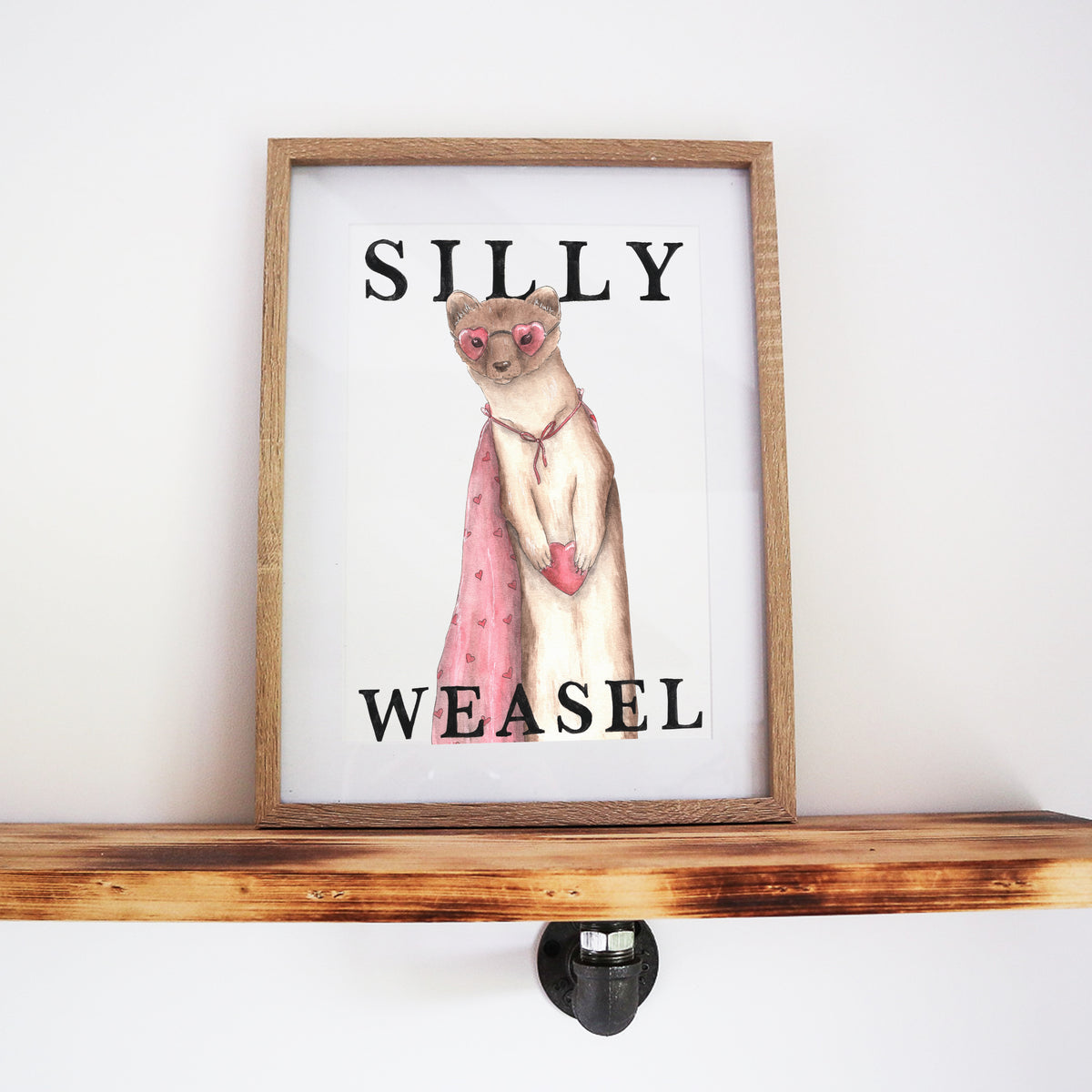 Silly Weasel Print