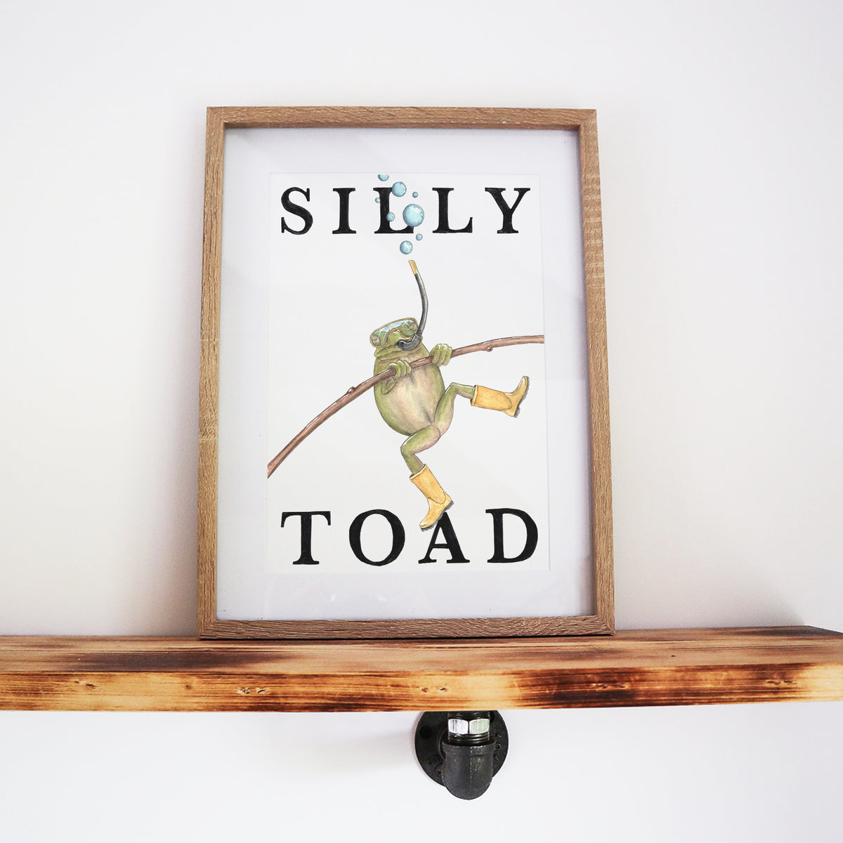 Silly Toad Print