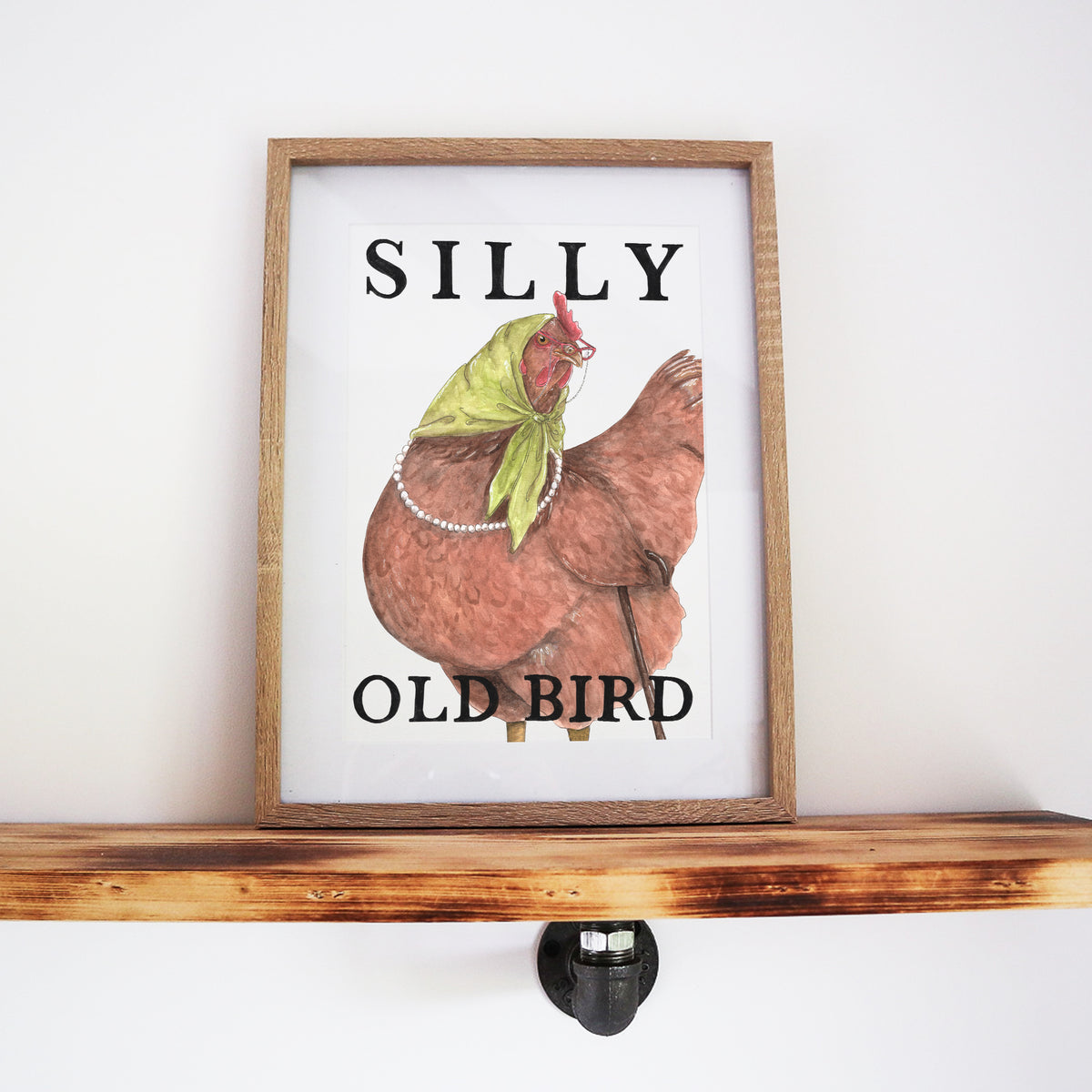 Silly Old Bird Print