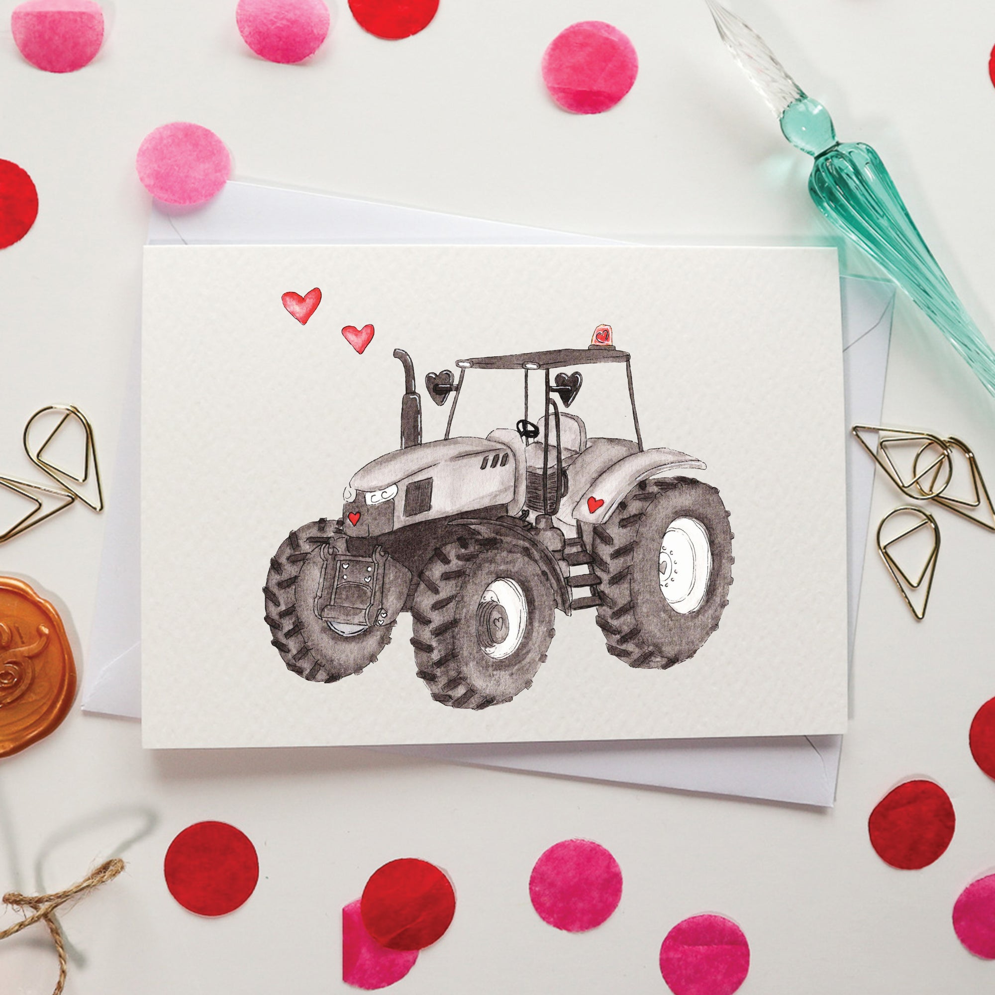 Tractor Love Card